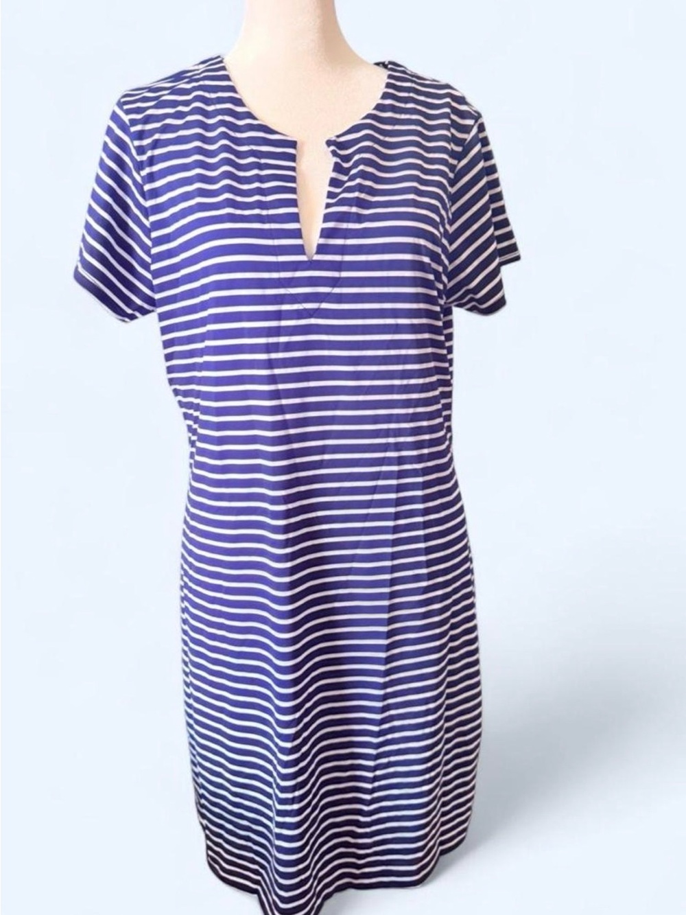 Vineyard Vines Navy & White Striped Sankaty Tshirt Dress NWT